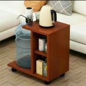 移动茶几边几咖啡桌茶水柜床头柜储物柜小方桌桶装 水小茶几咖啡桌