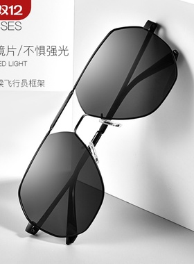 近视墨镜男士时尚可配有度数眼镜开车钓鱼定制两用带偏光太阳镜女