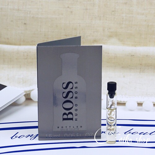 Hugo Boss雨果波士Boss Bottled自信男士香水小样试管1.5ML无喷