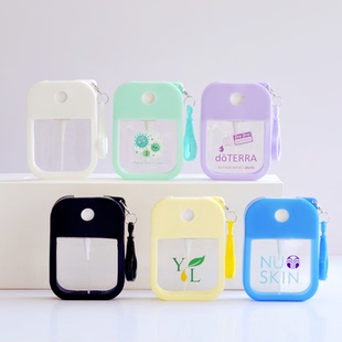 可来图定制LOGO酒精消毒卡片多特瑞适用喷雾瓶便携化妆水补水38ml