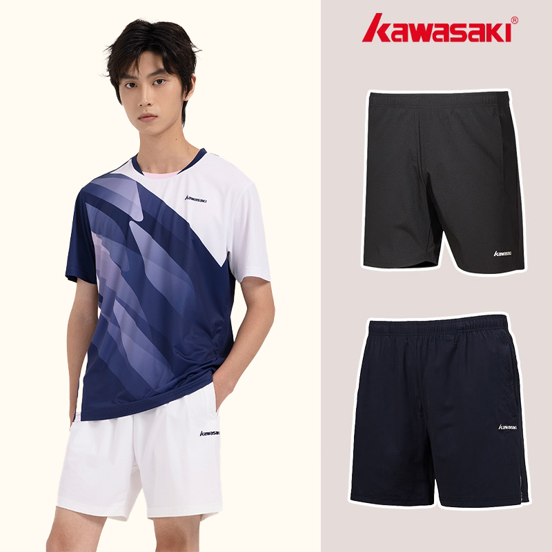 kawasaki/川崎羽毛球服运动短裤