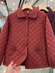 轻便小棉袄洋气保暖棉服短款 外套2025新款 棉衣 妈妈冬装 中老年女装