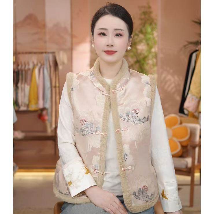 复古国风休闲百搭高定马甲