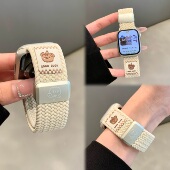 小熊帽子适用苹果iwatch10表带小米89pro表链华为fit3红米watch54