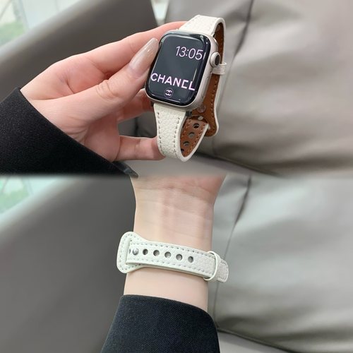 新款荔枝纹适用苹果iwatchs10表带华为fit3小米9pro红米watch5/4