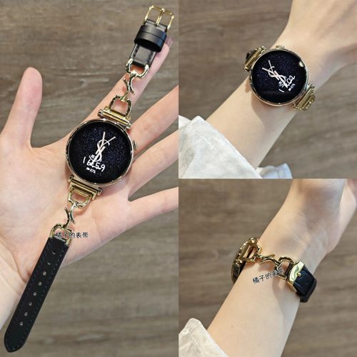 金属月牙扣适用华为手表表带watch3watch4GT2GT3proGT5gt4高级感