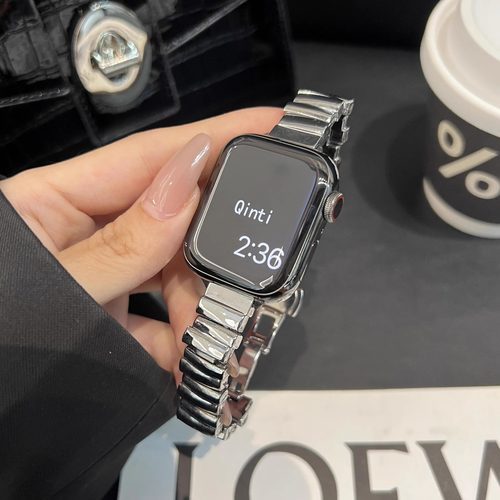 适用iwatchs10手表带苹果手表applewatchs9高级s8s7金属s6女款se