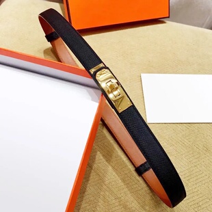 kelly腰带真皮百搭配裙子连衣裙伸缩收腰细款西装裤腰带女款