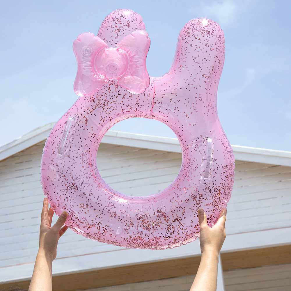 炫彩游泳圈成人加厚网红充气救生圈儿童3岁6大人泳圈女生腋下浮圈