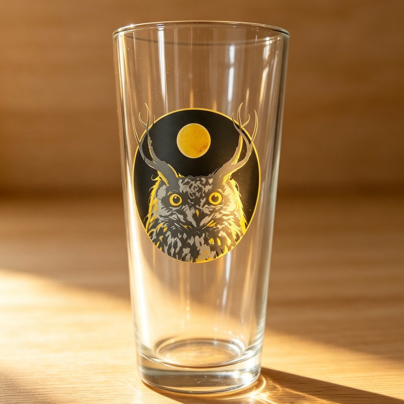 梦想酿造品牌杯 啤酒杯 玻璃杯啤酒杯