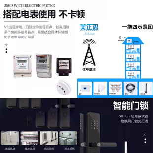 IOT信号放大器电信移动联通nb室内接收增强加强天线水表扩大器