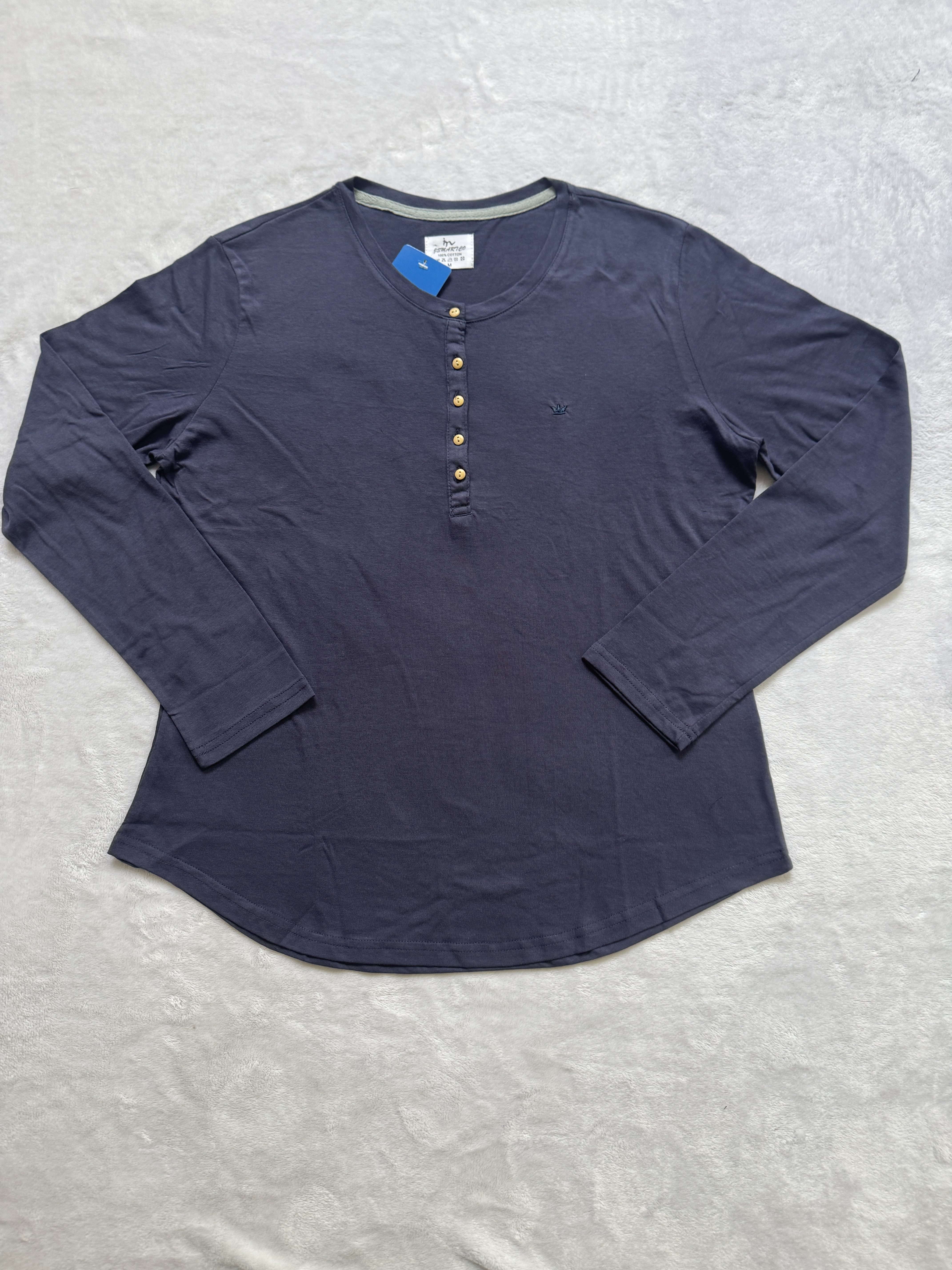 出口女式棉长袖POLO衫,面料外穿柔软舒适宽松适合春夏,女装/女士精品,POLO衫,淘宝优惠券,粉丝福利购,淘宝优惠卷