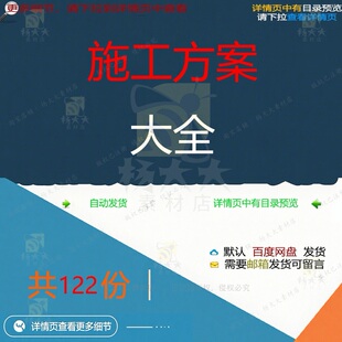 施工方案大全相关资料工程施工施现场脚手架降水悬挑要点模布料