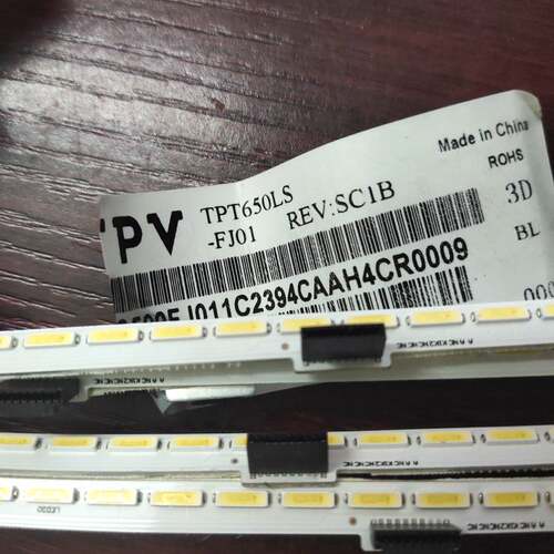 适用于65寸电视灯条屏TPT650LS-FJ021灯条TPUE-650SMD-R4 48灯