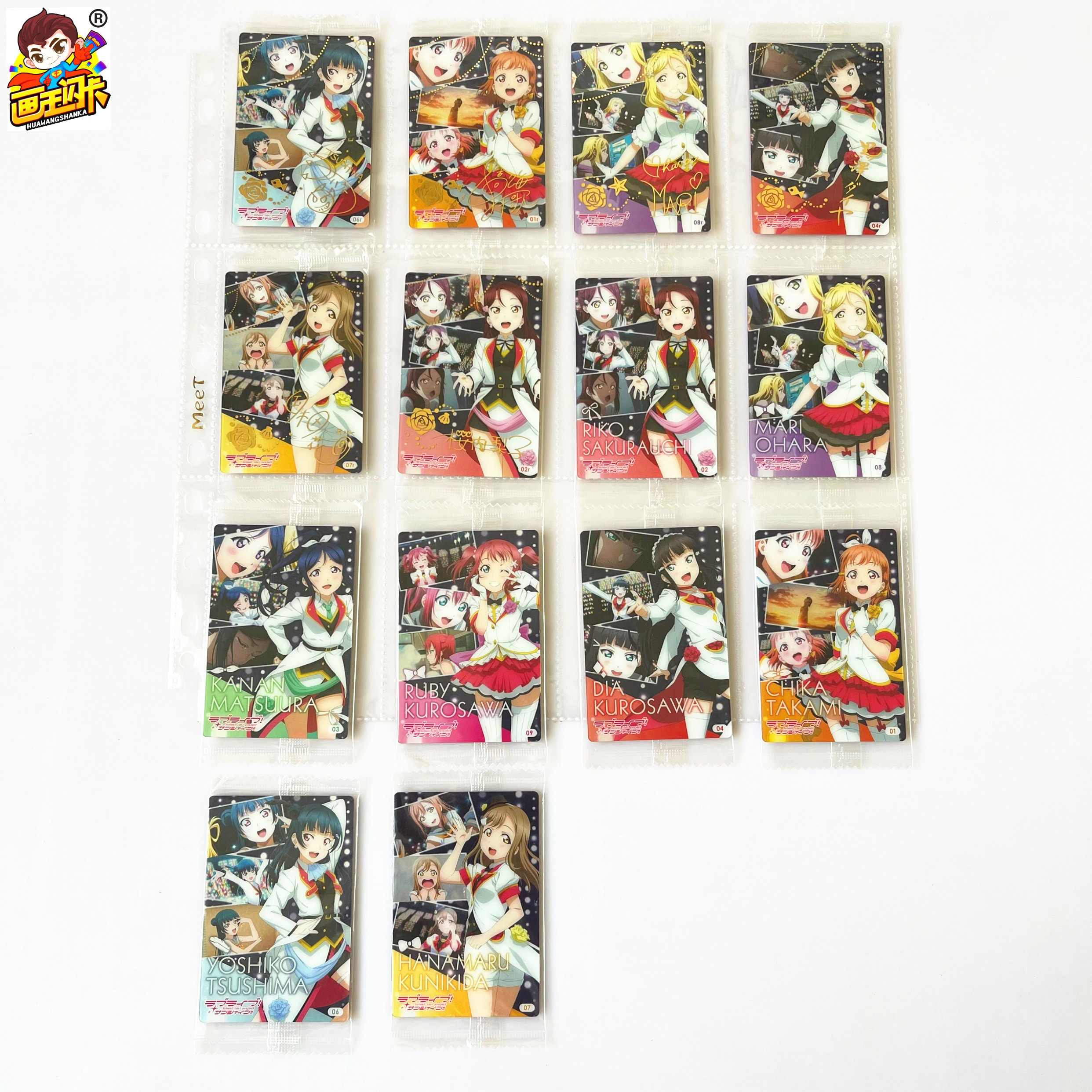 收藏卡牌 食玩卡 n闪卡 原袋r签名 西木野真姬