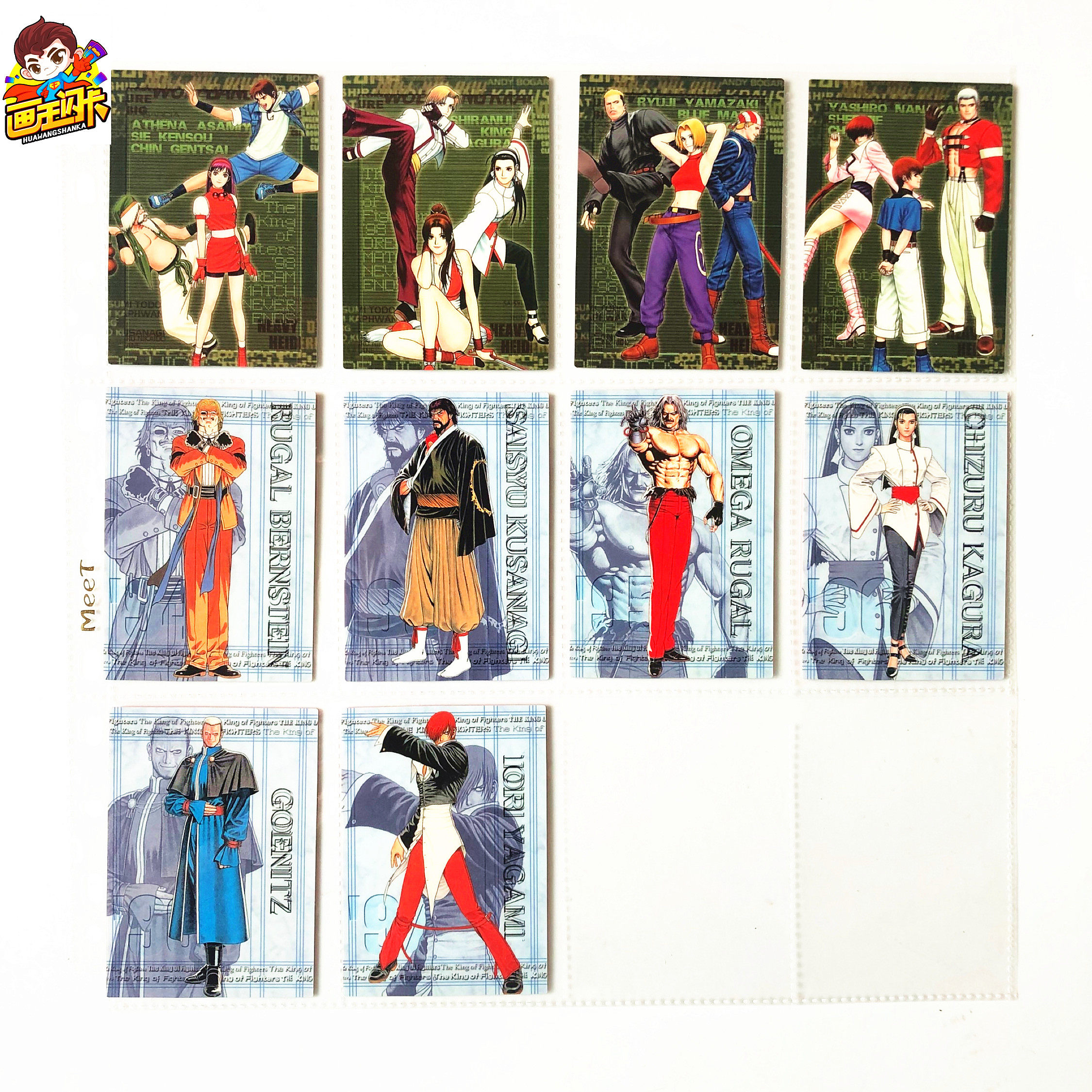 【画王】拳皇 SNK卡牌 KOF格斗之王 日版PVC胶卡 双面卡片 八神庵_虎窝淘