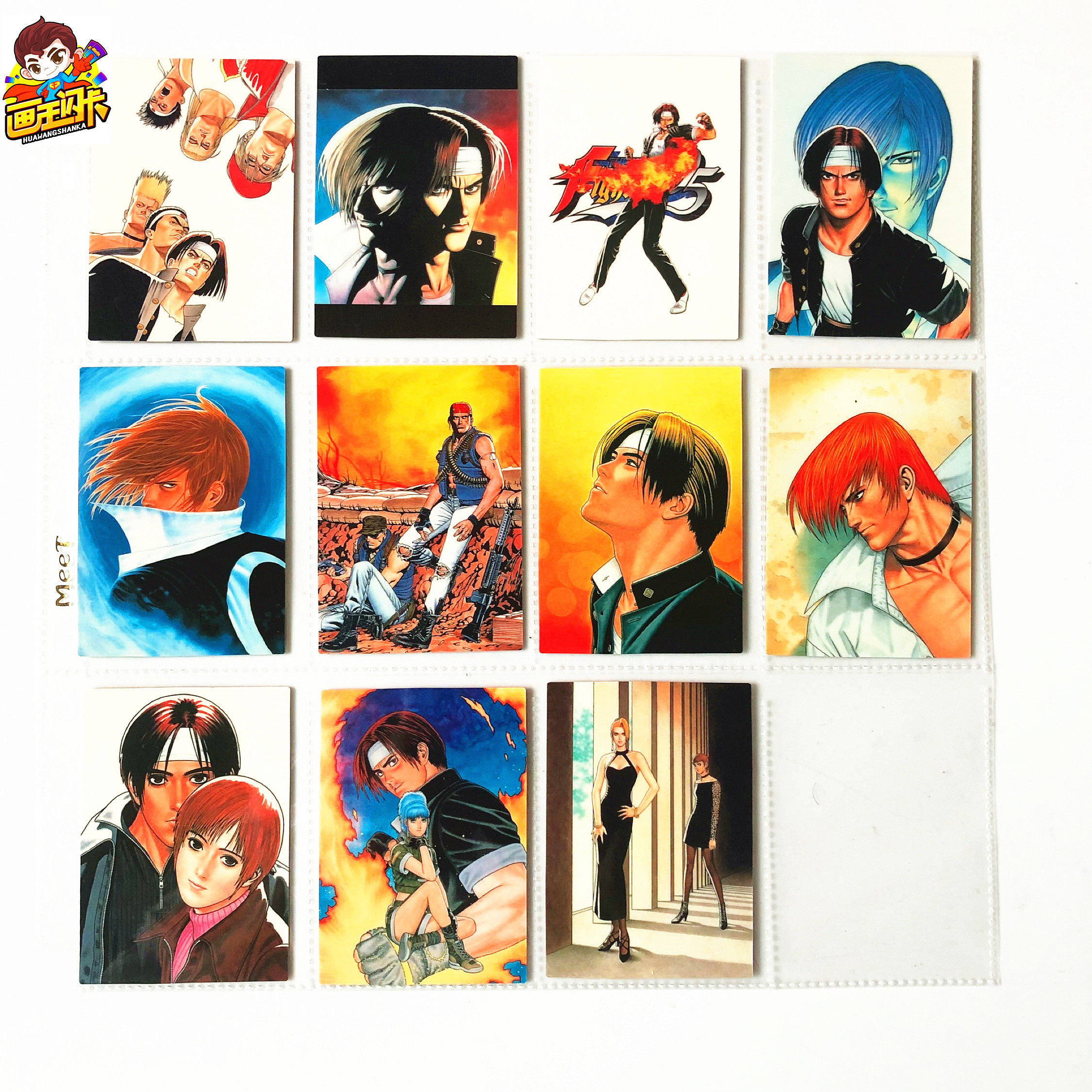 【画王】拳皇卡牌 kof格斗之王 直角胶卡 草稚京 八神麦卓 克拉克