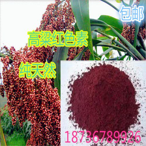 批量销售 食品级 纯天然 高粱红色素 正品保证 500g分装 包邮