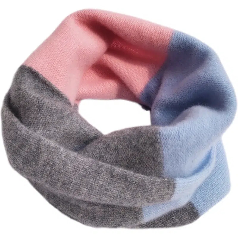 羊绒围脖男女厚款围巾秋冬季冬天护颈椎洋气保暖针织套头脖套柔软