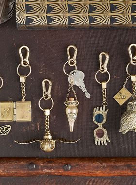 正版代购pbteen哈利波特周边金色飞贼福灵剂海德薇活点地图钥匙扣