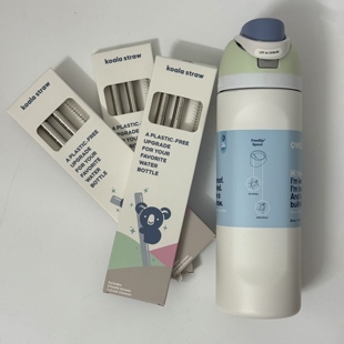 Koala吸管套装/ Owala 保温杯配件/304不锈钢吸管适用于24/32oz