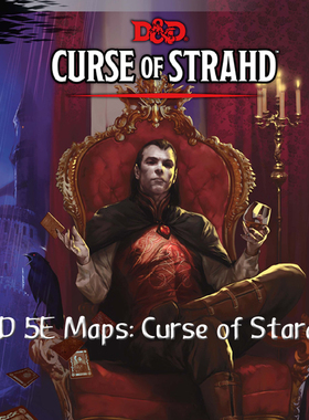 桌游驿站 DnD5E 施特拉德诅咒Curse Starahd跑团模组棋盘TRPG地图