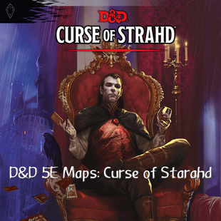 Starahd跑团模组棋盘TRPG地图 施特拉德诅咒Curse 桌游驿站 DnD5E