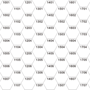 桌游驿站 HEX 通用六角空白蜂巢 兵战军演棋沙盘地图教学设计工具