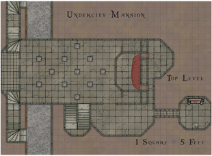 桌游驿站 玩家定制 DnD 5e 地城府邸 模组棋盘 TRPG 跑团地图