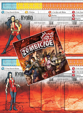 桌游驿站 Zombicide 丧尸围城 无尽杀戮 Kyoko 扩展角色幸存者