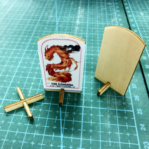 Stander木质立座角色标记支撑板
