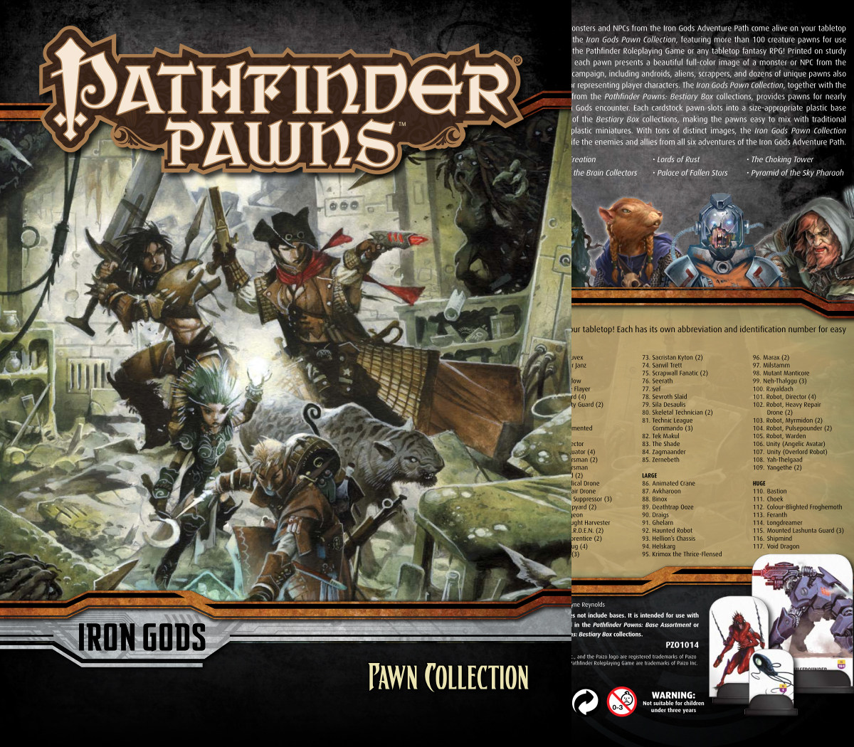 桌游驿站pathfinderpawn1014问道探索开拓者英雄角色怪物图鉴贴纸