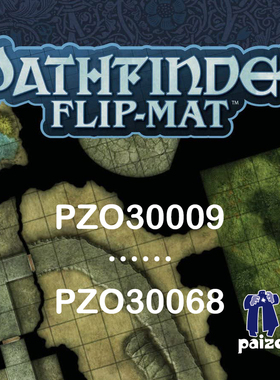 桌游驿站-通泛适用跑团棋盘牌垫地图DnDm地下城开拓者TRPG订制COC