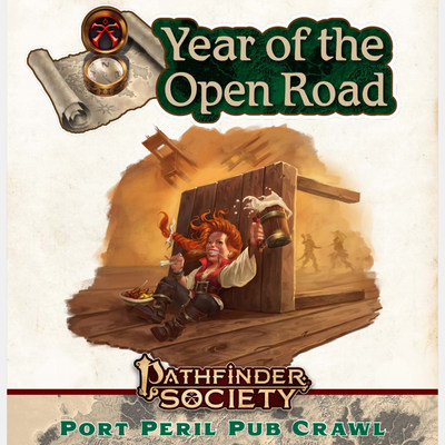 桌游驿站 Port Peril Pub Crawl 亡命港痛饮 PathFinder 模组地图