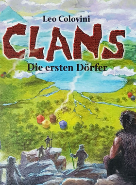 桌游驿站 Clans 氏族部落 村庄集结 运筹博弈益智聚会派对DIY戏剧