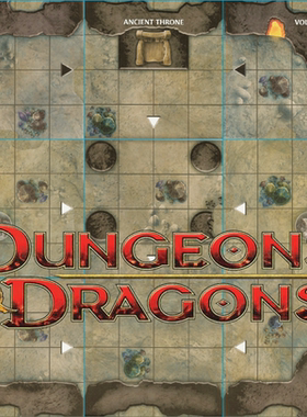 桌游驿站 DND 龙与地下城[竞技场]拼图板砖TRPG地图 跑团战棋定制