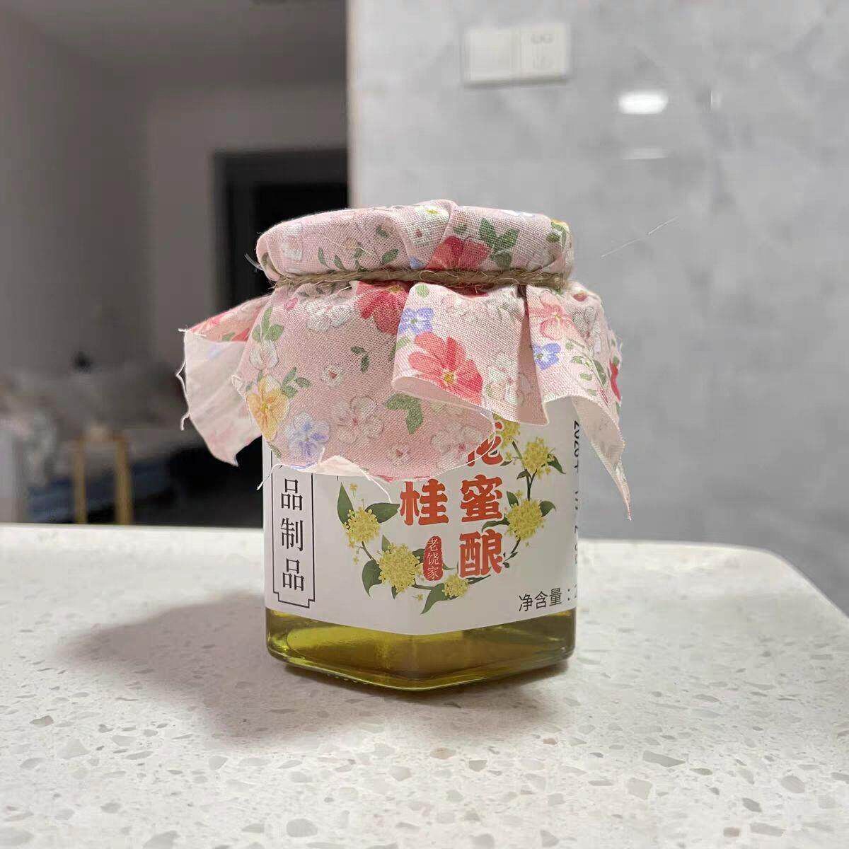 新日期老饶家 金桂花蜜 配料仅蜂蜜干桂花黄色桂花酱无盐基本无杂