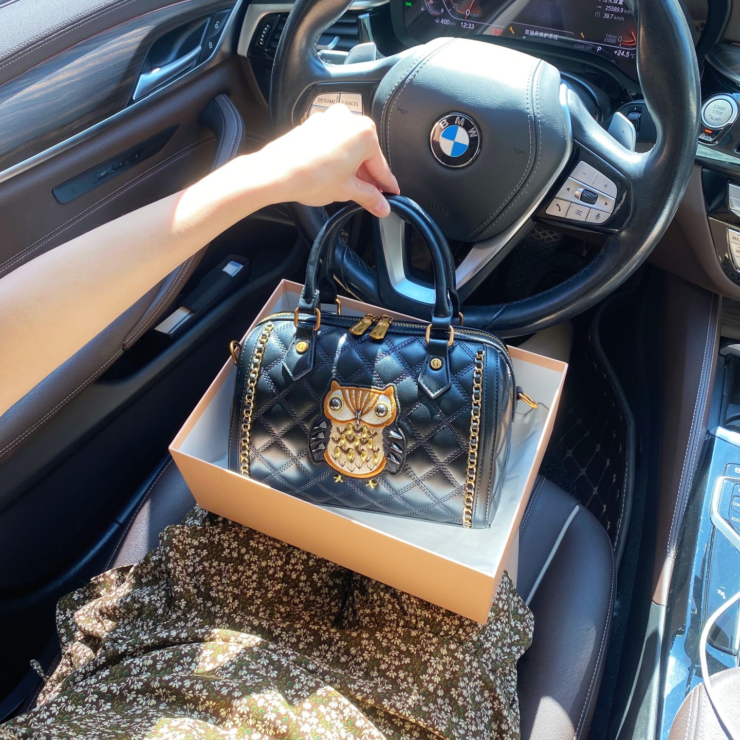 CallmeKitten高级感复古波士顿包