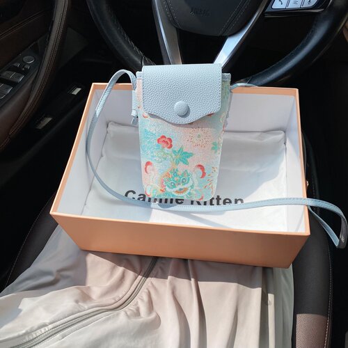 CallmeKitten非遗宋锦斜挎手机包