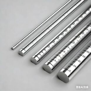 带刻度不锈钢光轴镀铬轴圆柱深度量尺油测量尺支柱 FGSTN RCY81