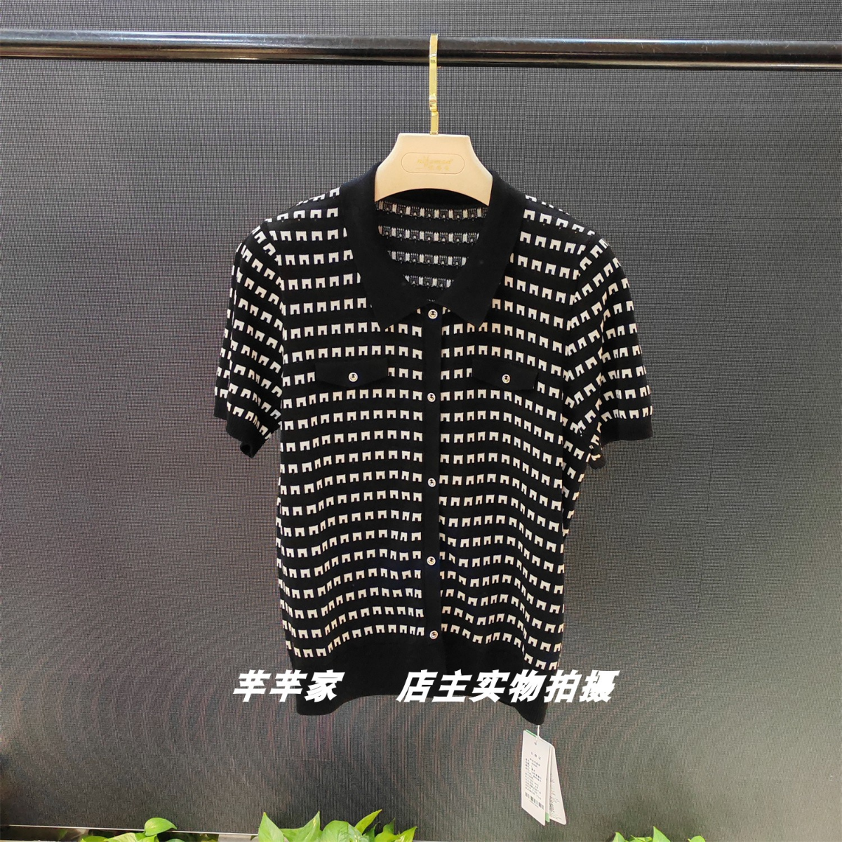 新品福利阿丝玛颖尚A68661天丝莱赛尔女针织衫2025夏款短袖妈妈装