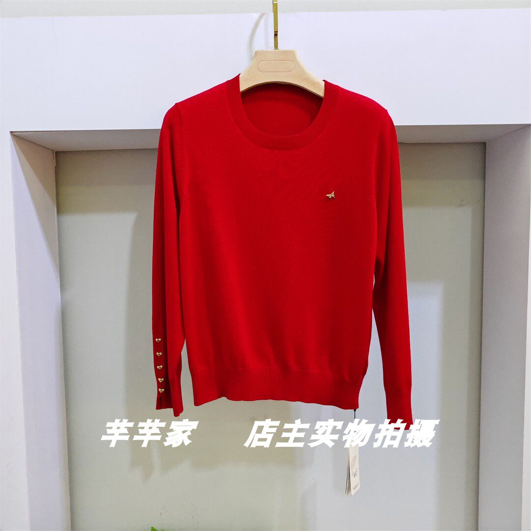 裳祺993452-A天丝圆领套头针织衫