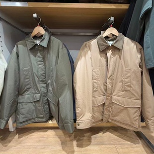 品控货!合作款男装空气棉服休闲茄克外套夹克工装上衣男481347