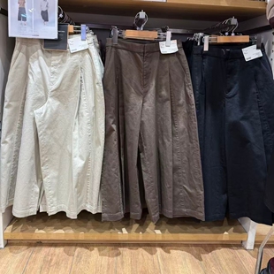休闲裤 棉质裙裤 阔腿裤 裤 新2026春483042 女装 子显瘦显高神裤 男装