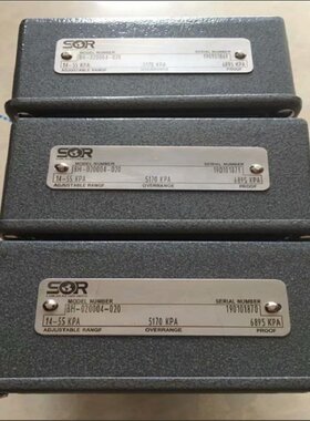 美国SOR索尔 压力开关 107AL-N12-P1-F0A 差压开关 1L-K45-N4-F1A