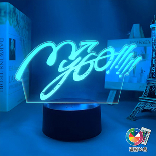 MyGO!!!!周边谷子千早爱音摆件高松灯发光手办创意礼电竞氛围夜灯