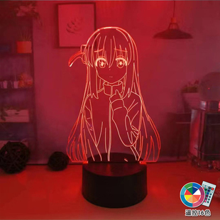 孤独摇滚周边后藤一里波奇酱手办朋友礼物卧室摆件电竞房氛围夜灯