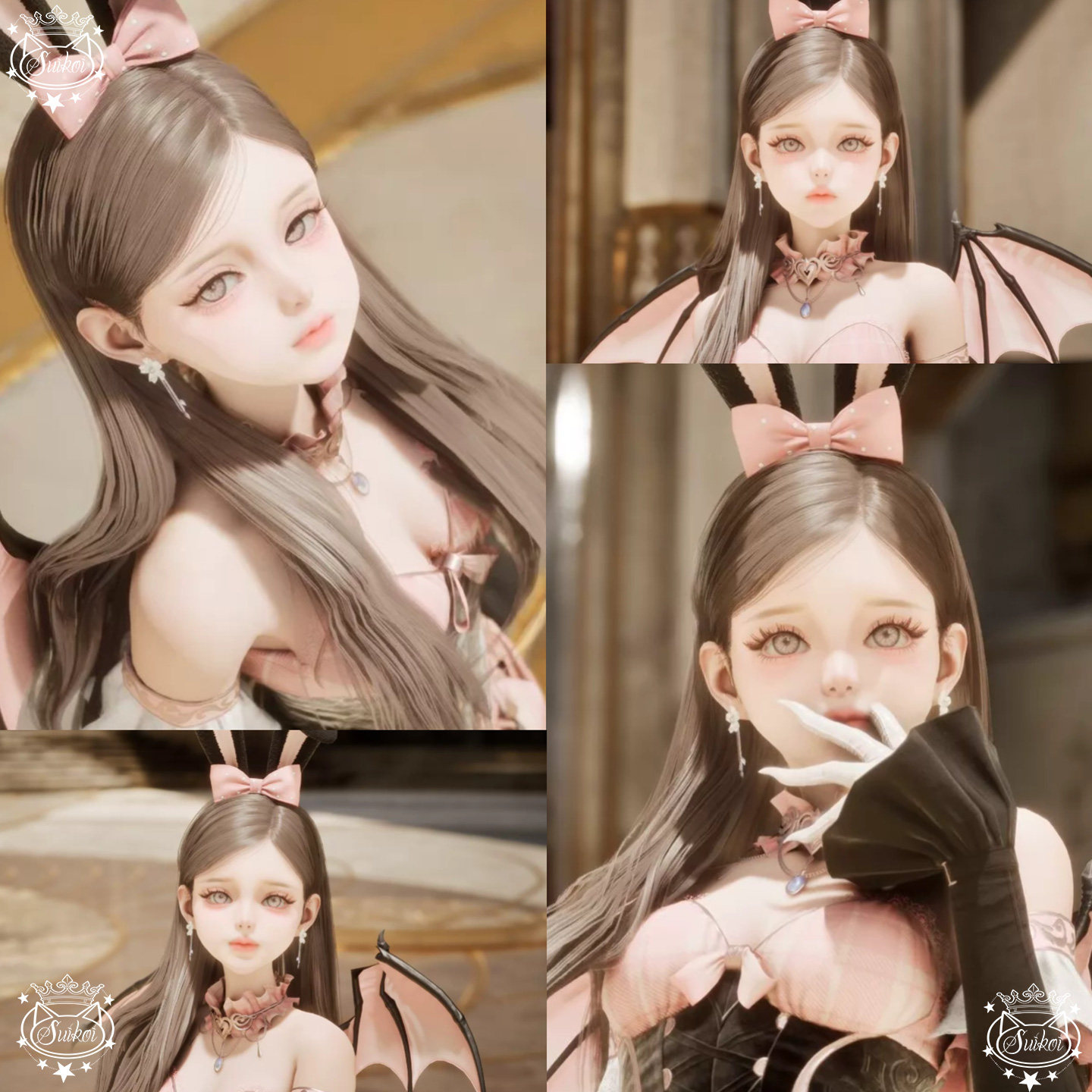 秒发【韩网小萝莉】永恒之塔2捏脸女AION2天族魔族国服台服stam服