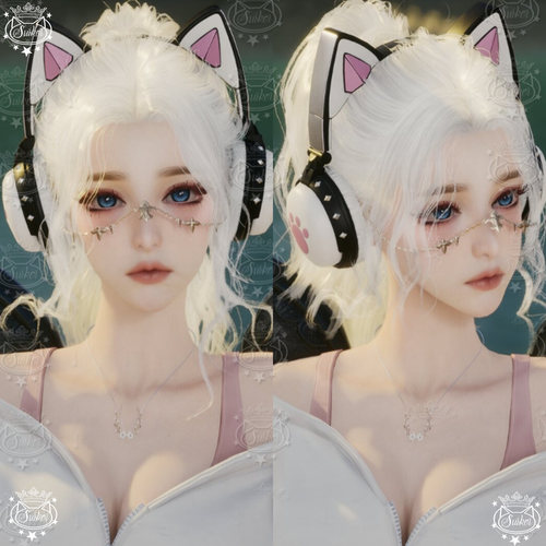 秒发【耳机妹妹】永恒之塔捏脸女AION2天族魔族国服台服国际服