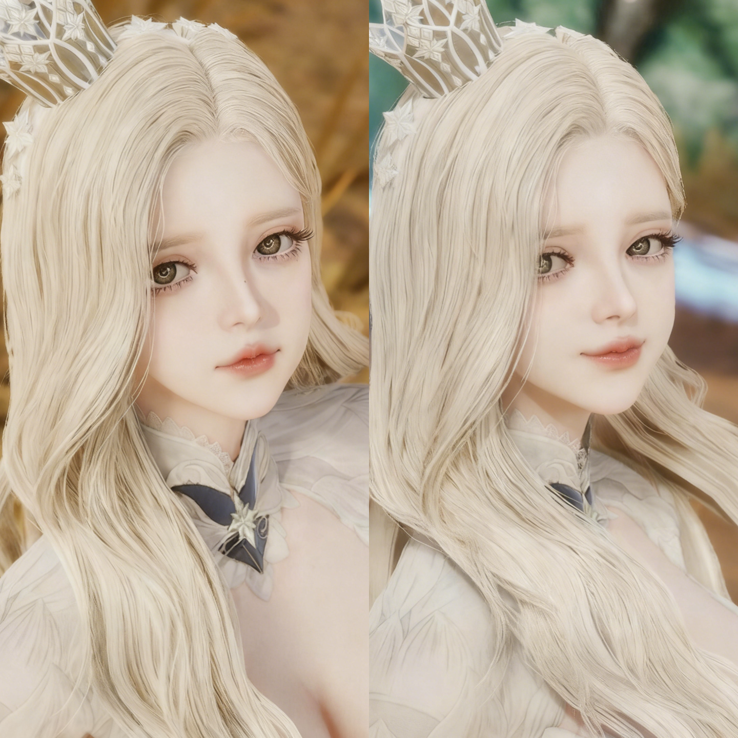 秒发【雾茶】永恒之塔2捏脸清甜 Aion2 天族魔族女数据台服细节图